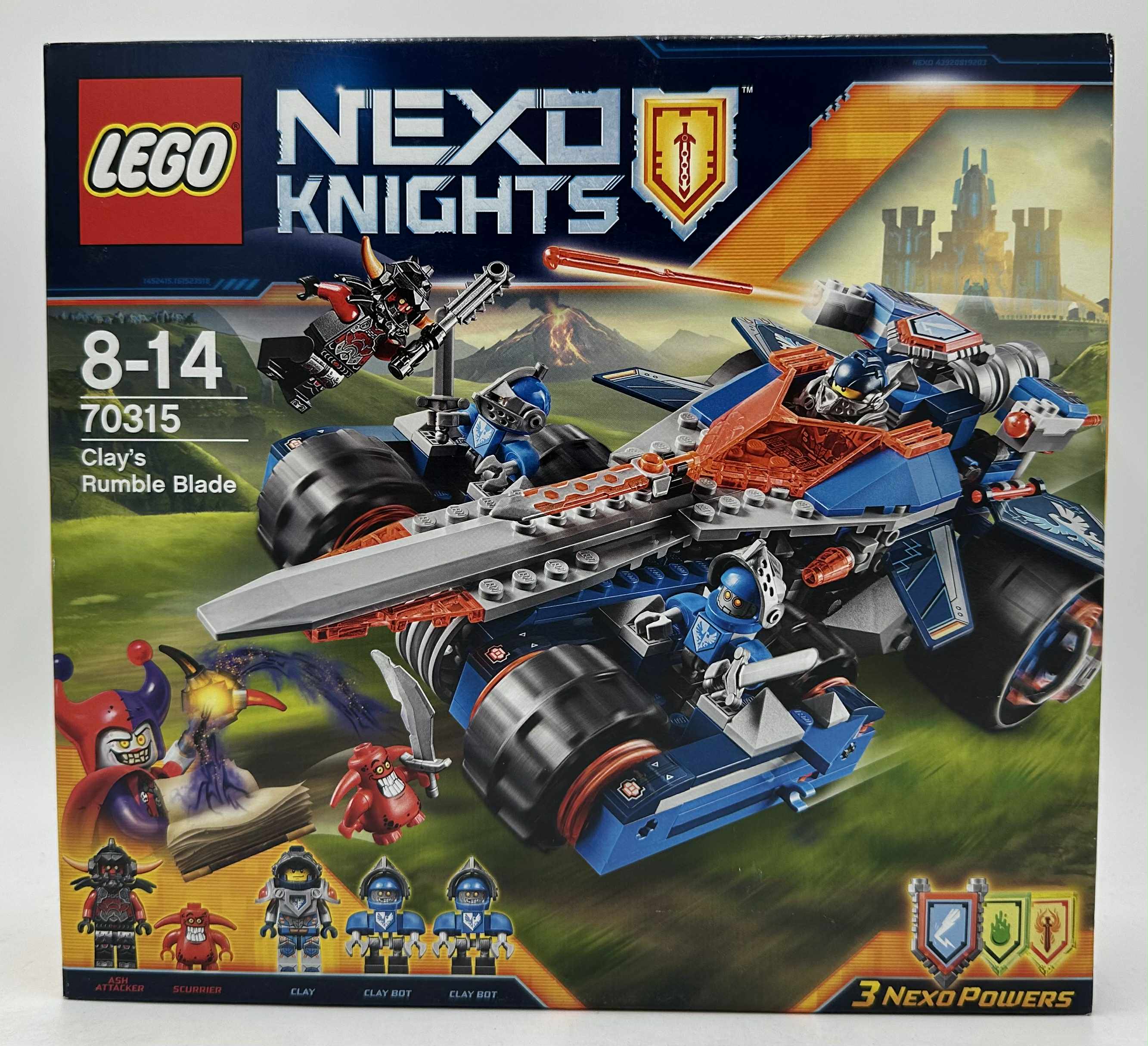 Nexo Knights - Clay dübörgő pengéje