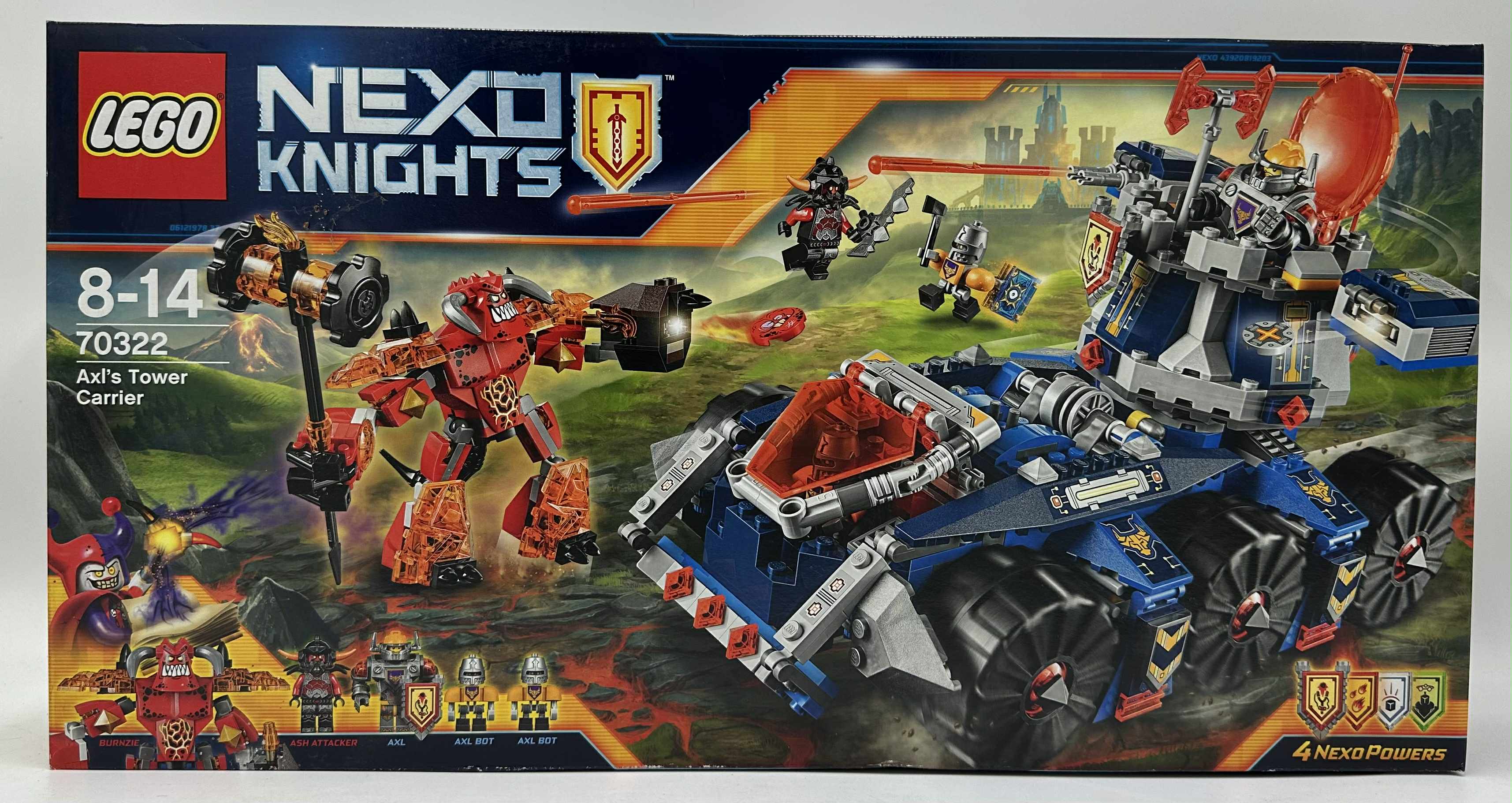 Nexo Knights - Axl toronyhordozója