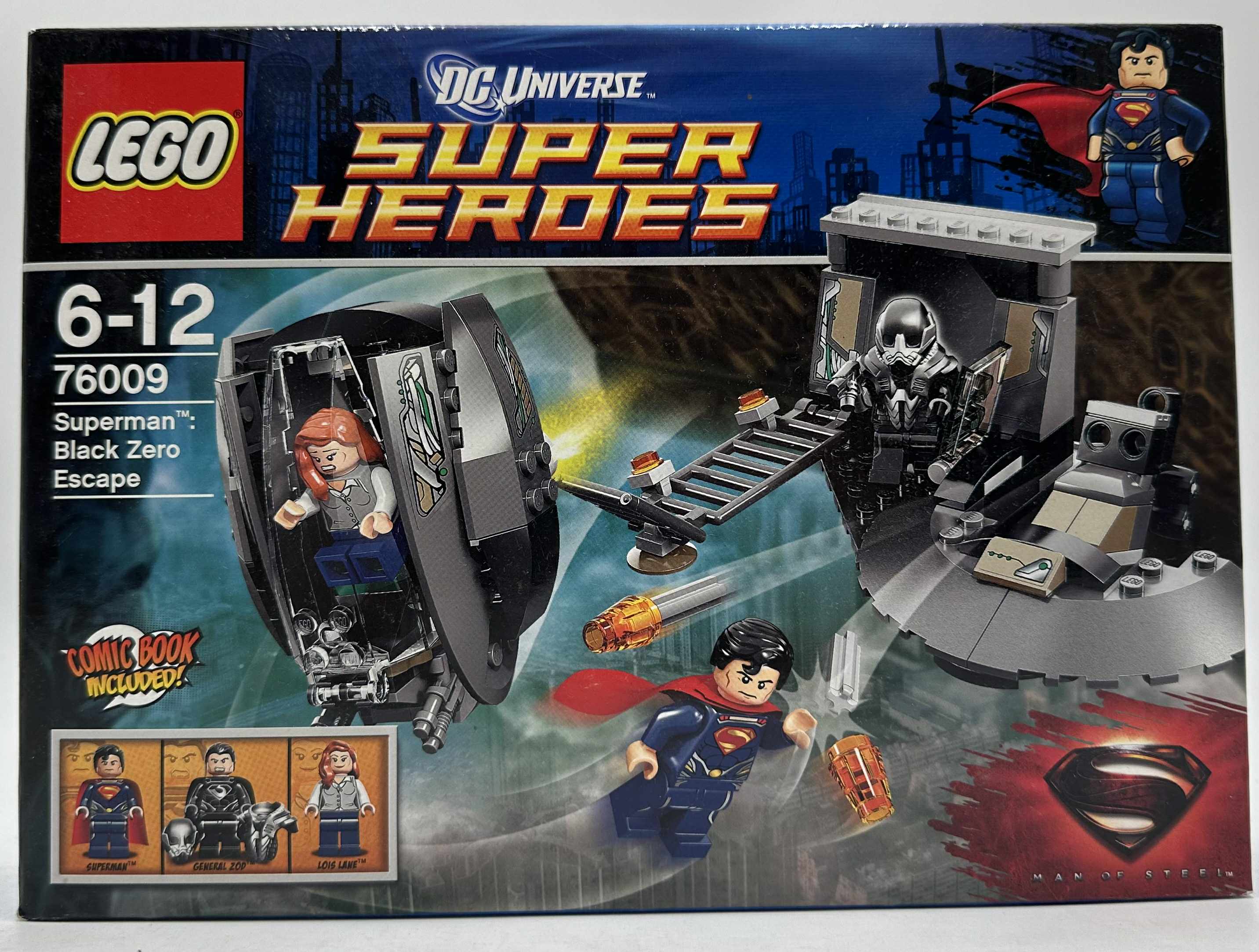 DC Universe Super Heroes - Superman Black Zero szökése