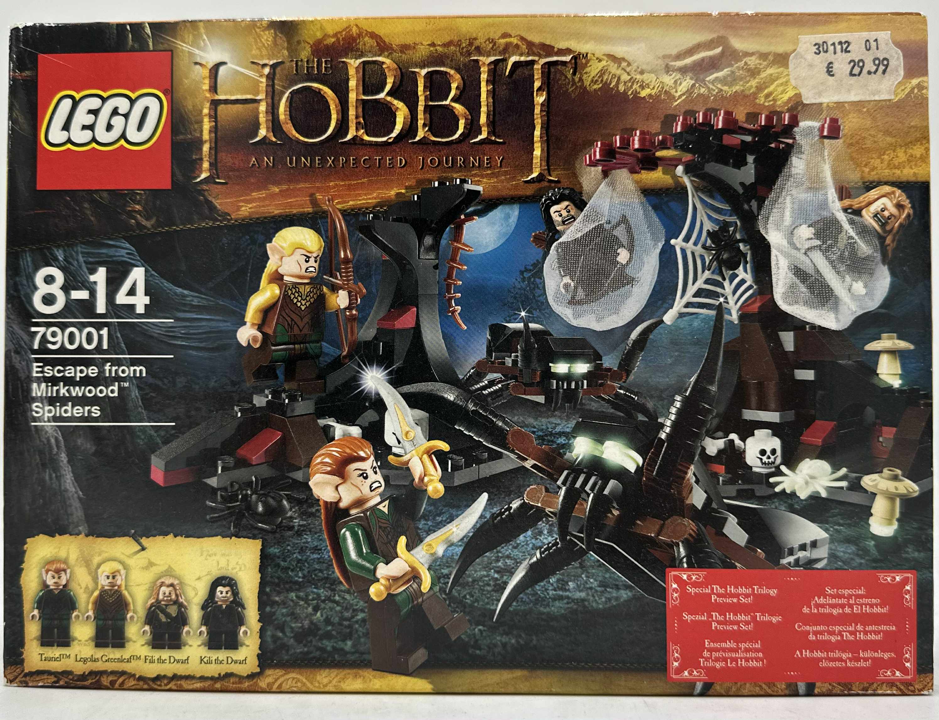 Hobbit - Szökés a Mirkwood pókoktól