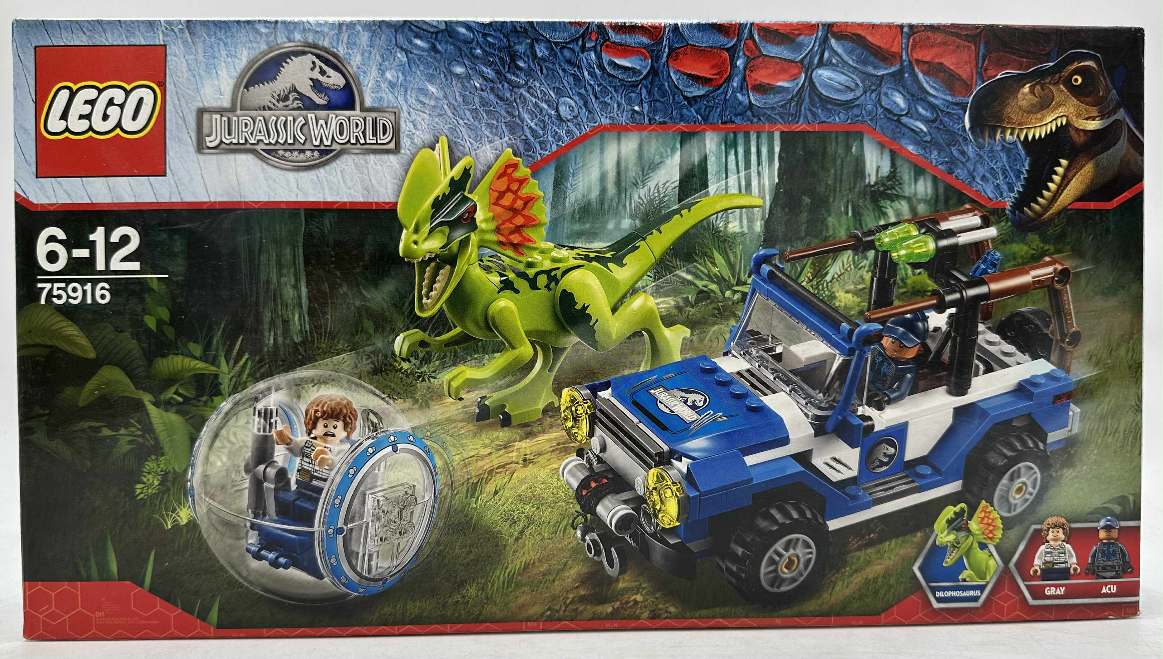 Jurassic World - Dilophosaurus támadás
